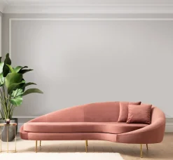 Pedretti A&C Divano Eses bouclette a PREZZO OUTLET scontato del 40%- Divani