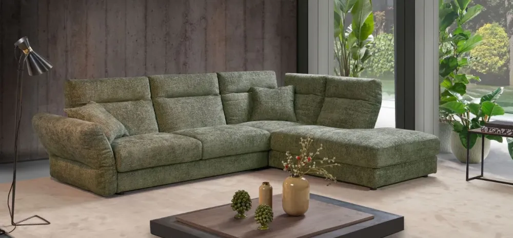 Divano Divano mod.silky rovestito in tessuto con movimento relax in promo-sconto del 50% PREZZI OUTLET sconto 45%^Excò New