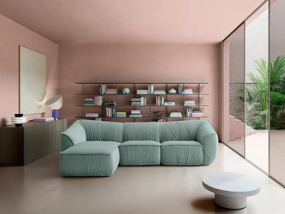 Divano Float tessuto in poliuretano a prezzo scontato^Felis New