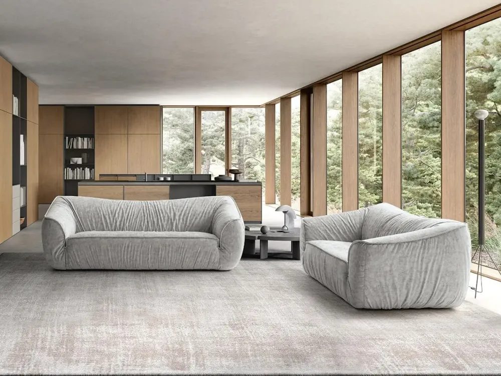 Divano Float tessuto in poliuretano a prezzo scontato^Felis New