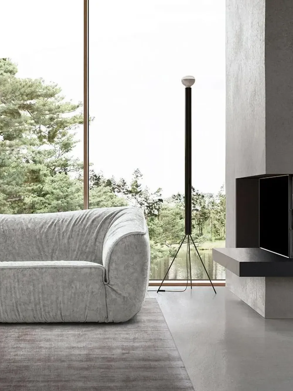 Divano Float tessuto in poliuretano a prezzo scontato^Felis New