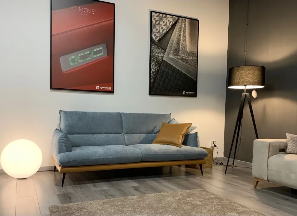 Egoitaliano Divano Funny-1 microfibra in poliuretano in Offerta Outlet- Divani