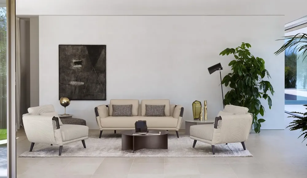 Sale Divano Gaudì in stile Design Con schienale a prezzi outlet Divani