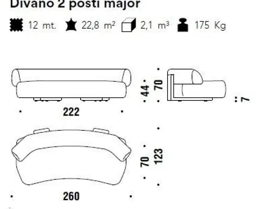 Moroso Divano Gogan scontato! Acquista ora e risparmia!- Divani