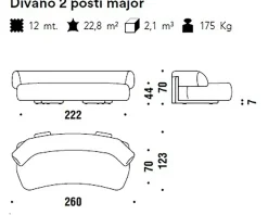 Moroso Divano Gogan scontato! Acquista ora e risparmia!- Divani