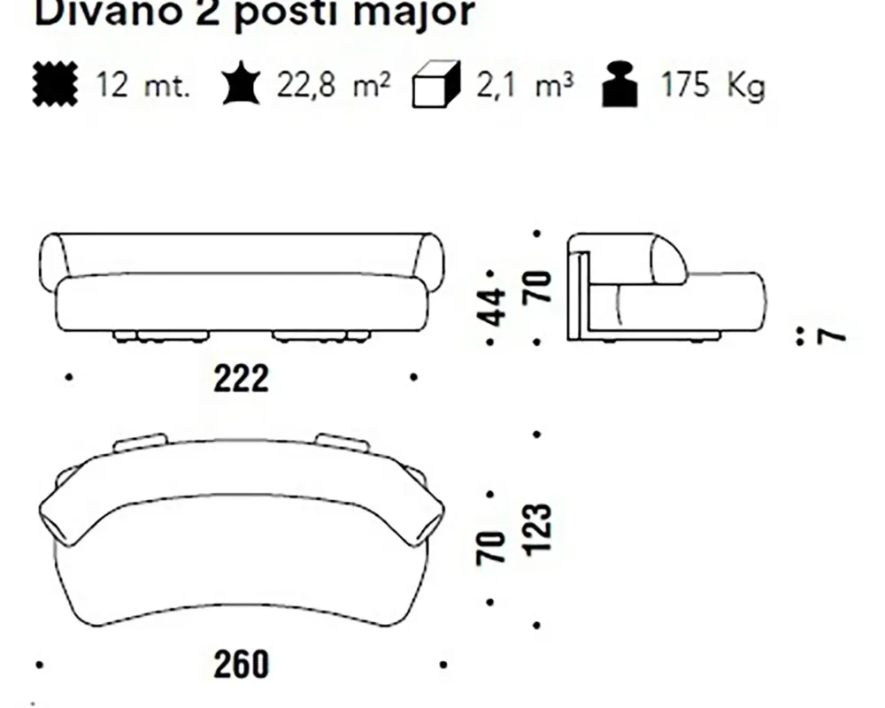 Moroso Divano Gogan scontato! Acquista ora e risparmia!- Divani