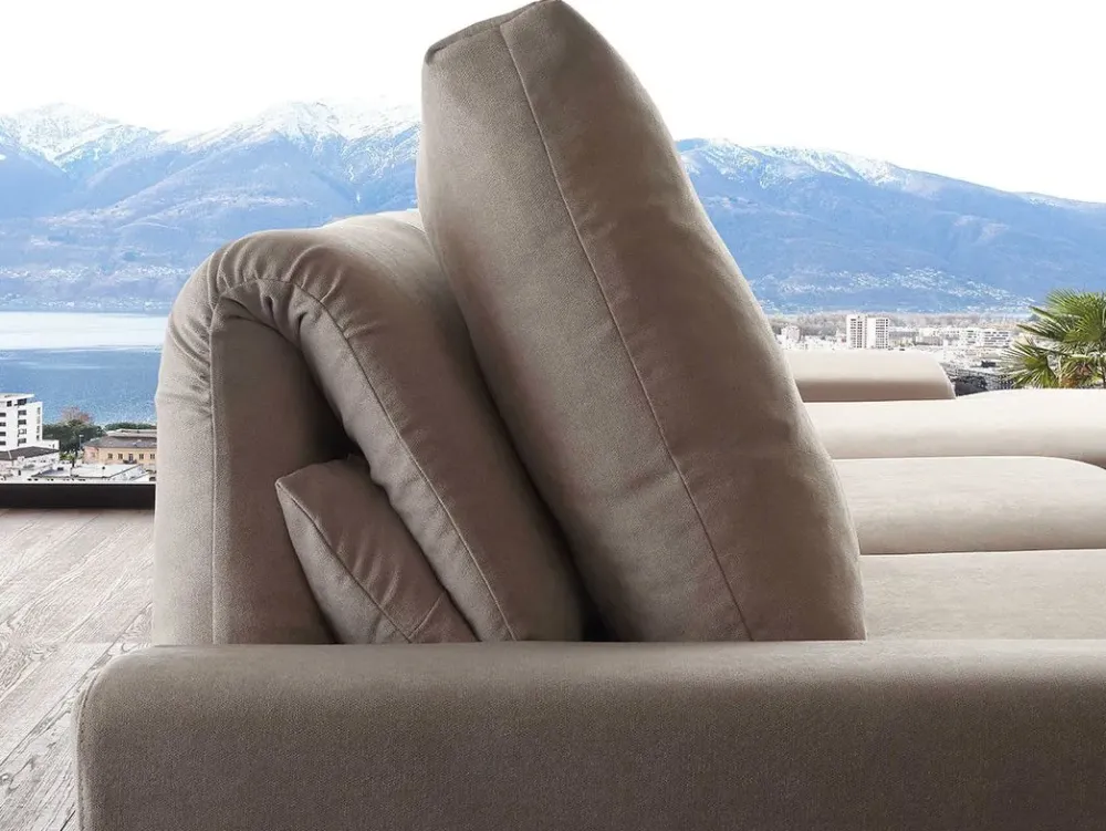 Crippa Salotti Divano In in Tessuto sfoderabile di scontato 29%- Divani