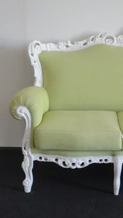 Collezione esclusiva Divano in laccato e tessuto della ditta Piermaria scontato del -50%- Divani