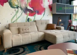 Divano in Microfibra stile design modello Tiffany scontato - 32% Divani