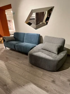 Clearance Divano in Microfibra stile design modello Blank scontato - 47% Divani