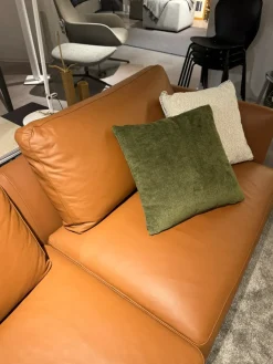 Outlet Divano in Pelle stile design modello Royal scontato - 54% Divani