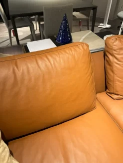 Outlet Divano in Pelle stile design modello Royal scontato - 54% Divani