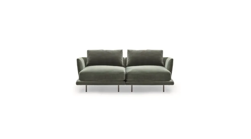 Outlet Divano in Pelle stile design modello Royal scontato - 54% Divani