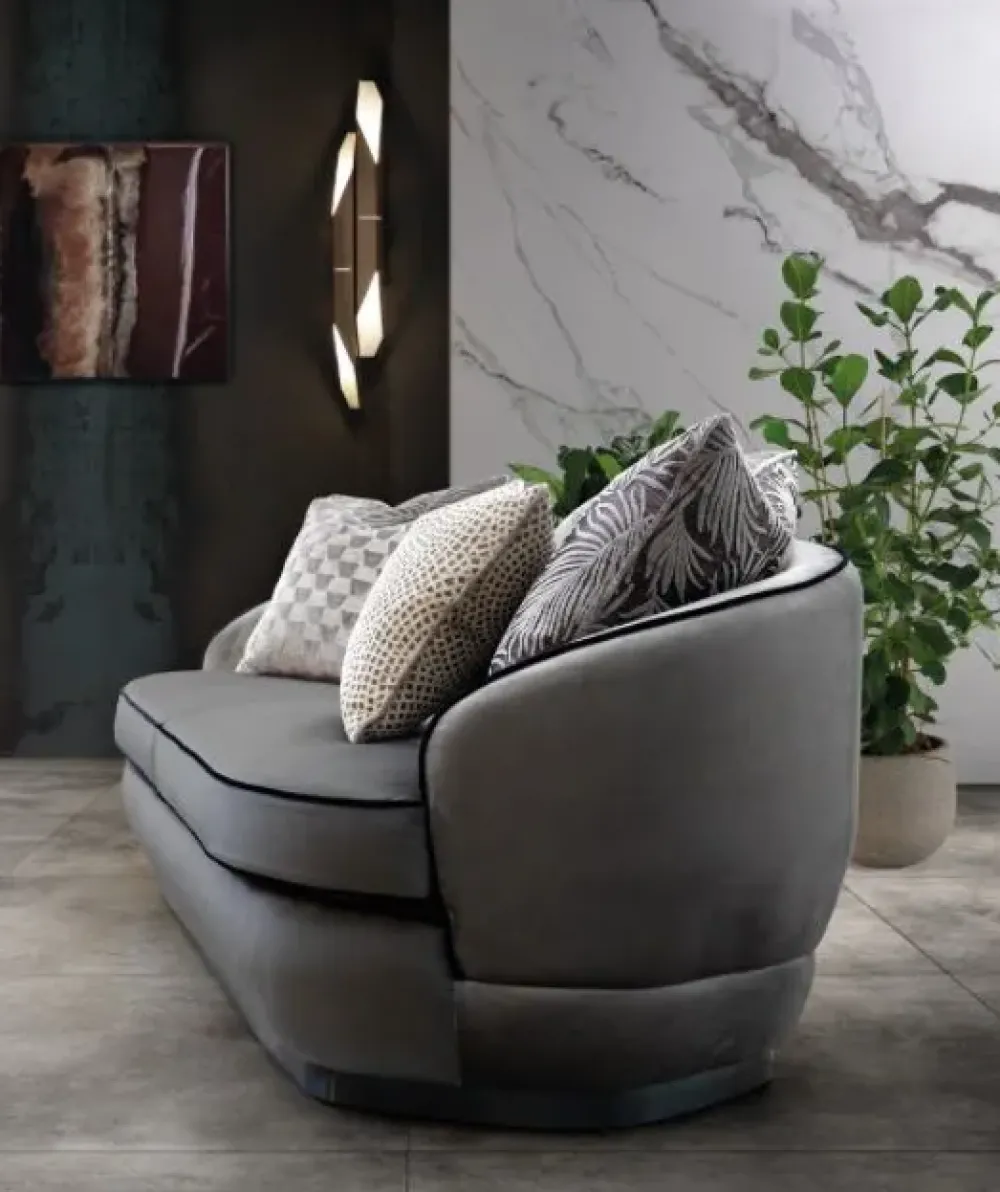 Best Divano in Tessuto Divano velluto e acciaio Divani