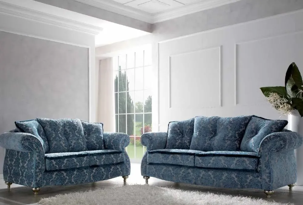 Md work Divano in Tessuto Divano luxury vari colori veneziano 800- Divani