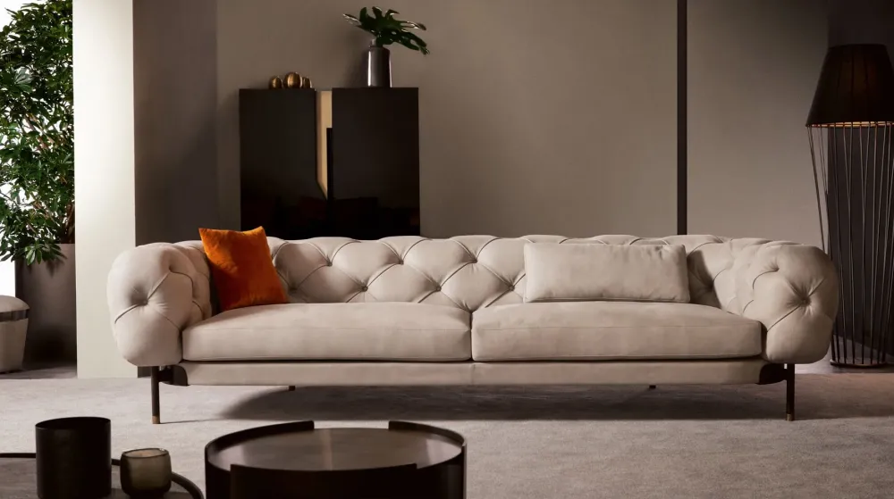 Best Divano in Tessuto non sfoderabile Atenae di Divani