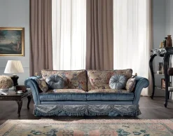 Divano in Tessuto stile classico modello Divano classico veneziano diversi rivestimenti scontato - 38%^Md work Hot