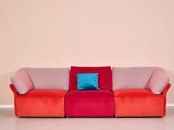 Divano in Tessuto stile design modello Ibis_2 art. 1156_2 scontato - 60%^Calia