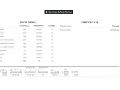 Divano in Tessuto stile design modello Movie scontato - 20%^Divanidea Hot