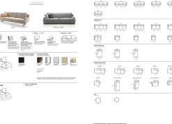 Divano in Tessuto stile design modello Oxford scontato - 30%^Rosini Outlet