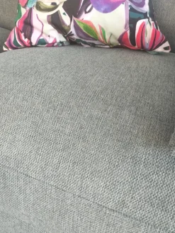 Biba Salotti Divano in Tessuto stile design modello Tangram silver scontato - 42%- Divani