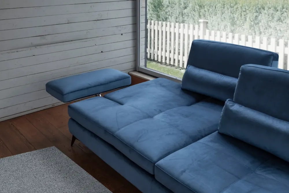 Nicoletti Home Divano in Tessuto stile design modello Serena 2019 nanb scontato - 48%- Divani