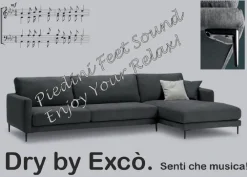 Excò Divano in Tessuto stile moderno modello Dry scontato - 30%- Divani