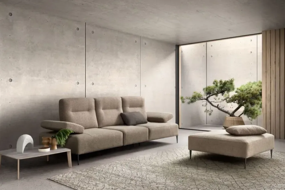 Samoa Divano in Tessuto stile moderno modello Dalton scontato - 35%- Divani