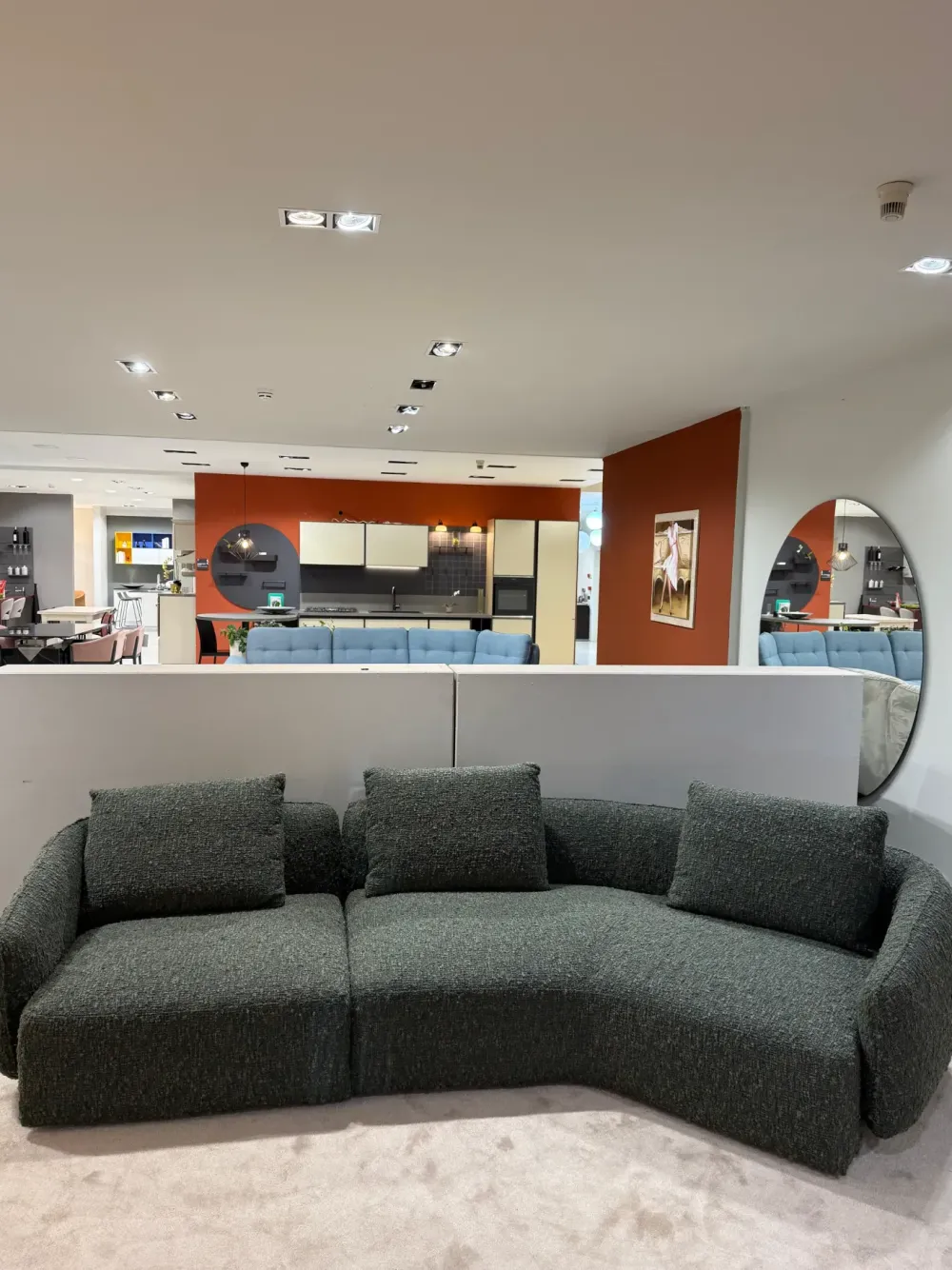 Franco Ferri Divano in Tessuto stile moderno modello Laguna scontato - 50%- Divani