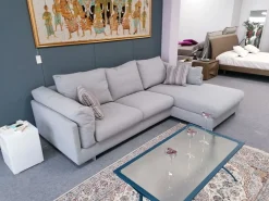 Divano in Tessuto stile moderno modello Zeno scontato - 50%^Biba Salotti