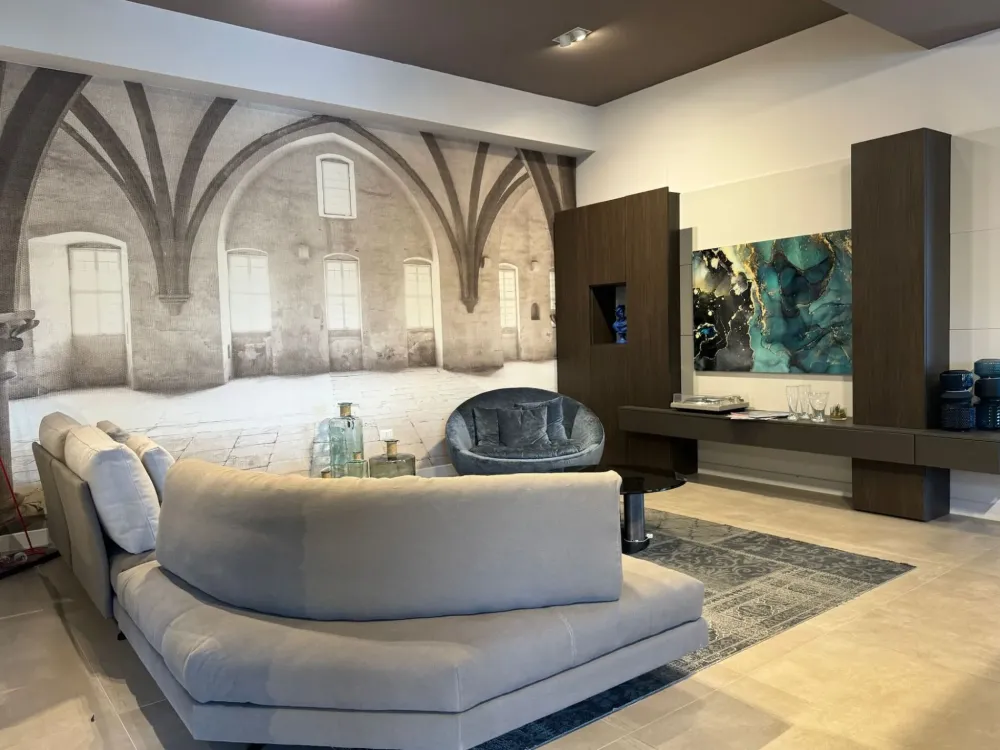 Divano in Tessuto stile moderno modello Stone scontato - 60%^Valentini New