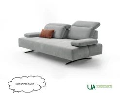 Divano in Tessuto stile moderno modello Asso scontato - 37% Divani