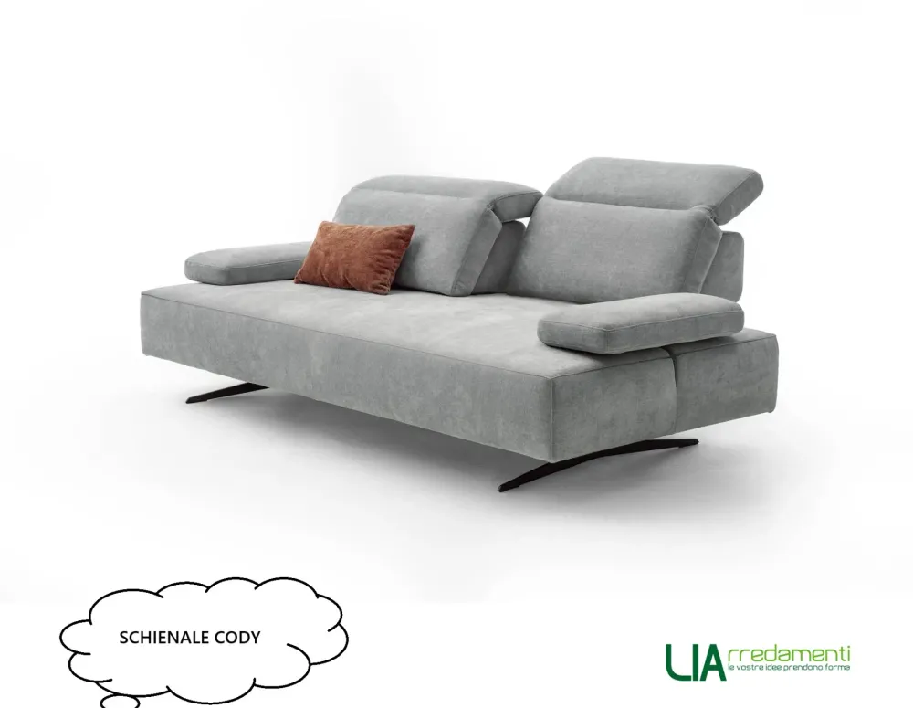 Divano in Tessuto stile moderno modello Asso scontato - 37% Divani