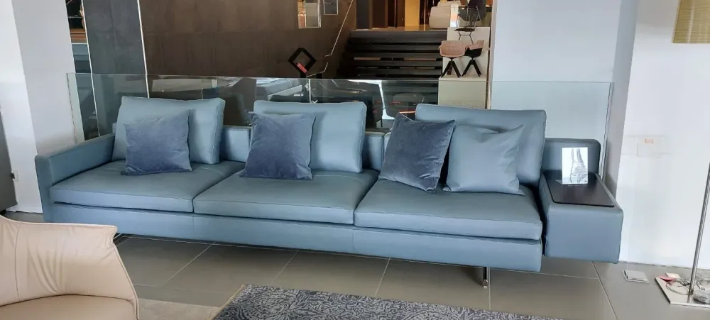 Divano In the mood pelle in piuma a prezzo Outlet^Poltrona Frau Online