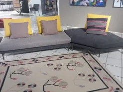 Samoa Divano Isla tessuto in poliuretano in Offerta Outlet- Divani