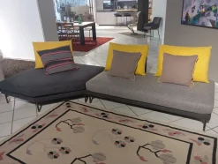 Samoa Divano Isla tessuto in poliuretano   in Offerta Outlet- Divani