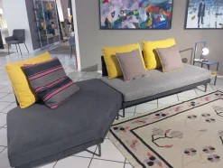 Samoa Divano Isla tessuto in poliuretano   in Offerta Outlet- Divani