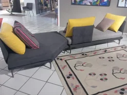 Samoa Divano Isla tessuto in poliuretano   in Offerta Outlet- Divani