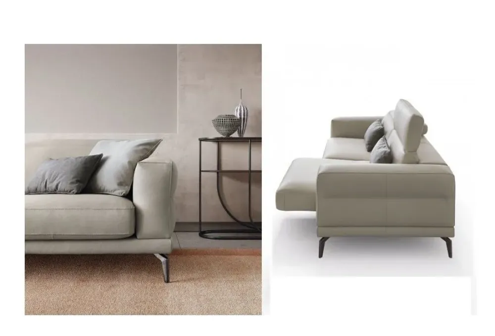 Discount Divano Lambert di in stile moderno in Offerta Outlet Divani