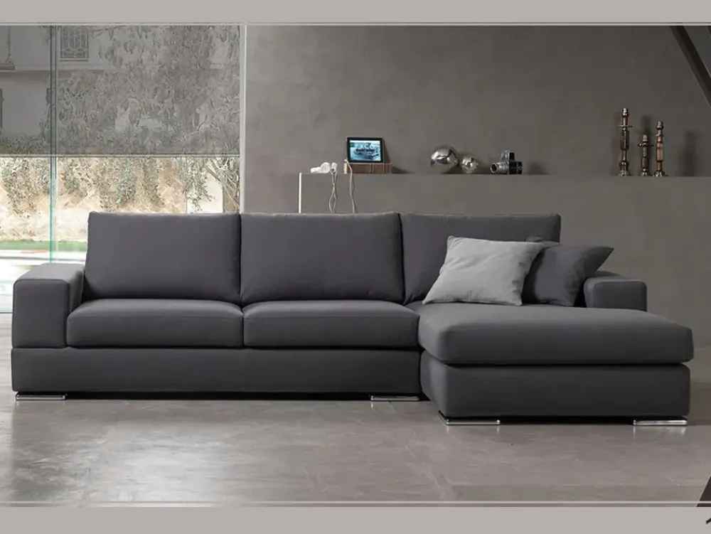 Excò Divano Leroy con penisola: SCONTO 30%! Risparmia ora!- Divani