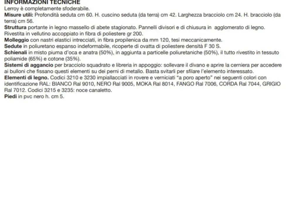 Excò Divano Leroy con penisola: SCONTO 30%! Risparmia ora!- Divani