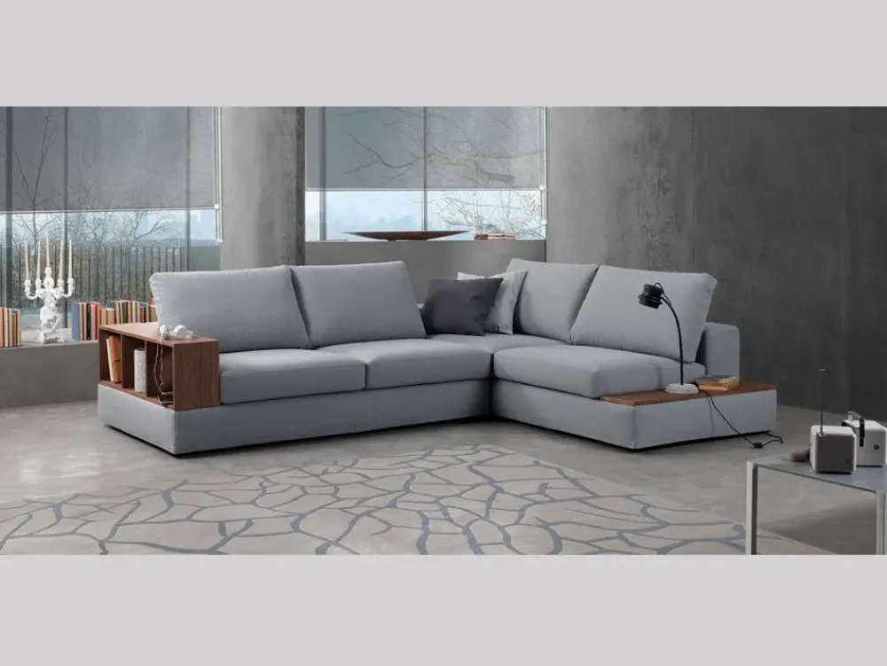 Excò Divano Leroy con penisola: SCONTO 30%! Risparmia ora!- Divani