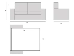 Artigianale Divano letto Astra : SCONTO ESCLUSIVO- Divani Letto|Divani
