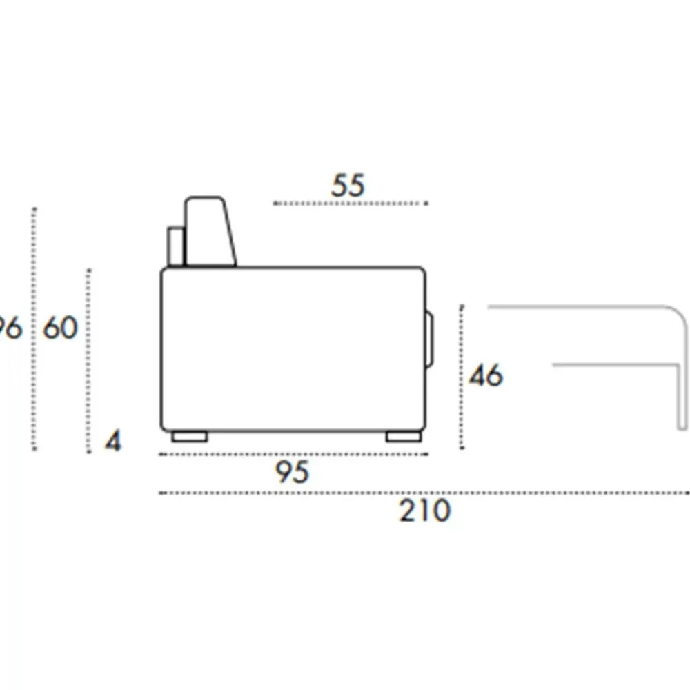 Vis comoda Divano letto Berlino-f a prezzo ribassato- Divani Letto|Divani