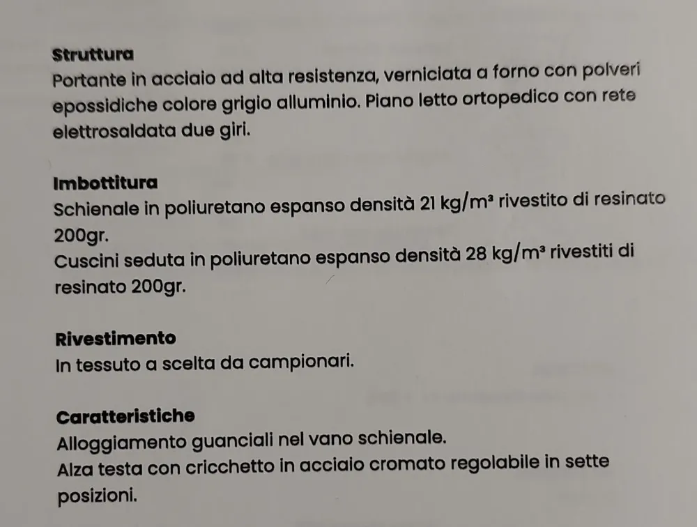 BM Design Divano letto in Tessuto. Prezzo scontato! Acquista ora!- Divani Letto|Divani