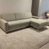 Clearance Divano Letto con penisola Divano letto luxury tessuto firmato alessandro bini di a prezzo scontato Divani