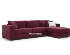 Biba Salotti Divano Letto con penisola modello Dieci * di a prezzi outlet- Divani