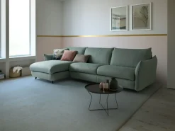 Diotti.com Divano Letto con penisola Dover outlet di a prezzo ribassato- Divani