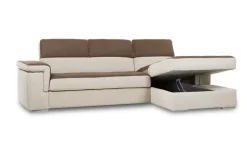 Divano letto Divano con letto e penisola contenitore vai colori   in Offerta Outlet^Md work Clearance