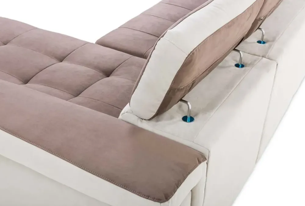Divano letto Divano con letto e penisola contenitore vai colori in Offerta Outlet^Md work Clearance